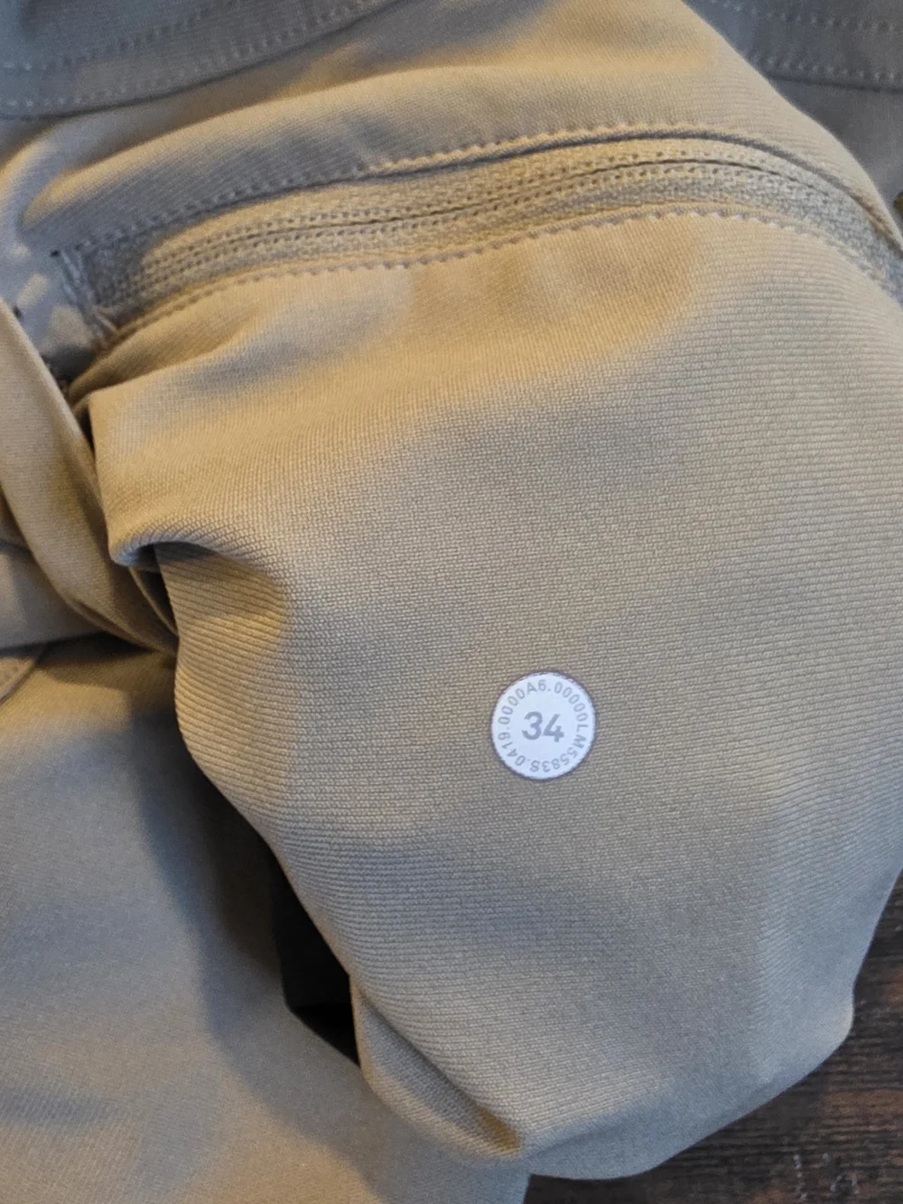 lululemon athletica Men's Light Khaki Chino Pants
